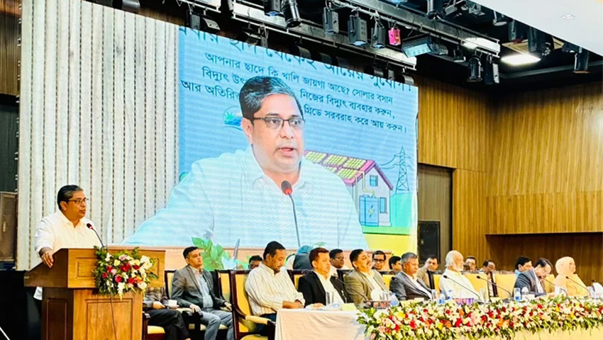 প্রধানমন্ত্রীর বাসভবনের সৌরবিদ্যুৎ থেকে জাতীয় গ্রিডে ১২০০ ইউনিট